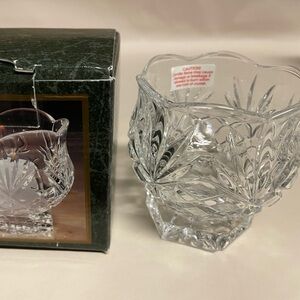 New In Box Crystal Clear 3” Votive, 24% Lead Crystal